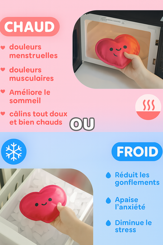 Calymoon – Peluche chauffante à la fraise